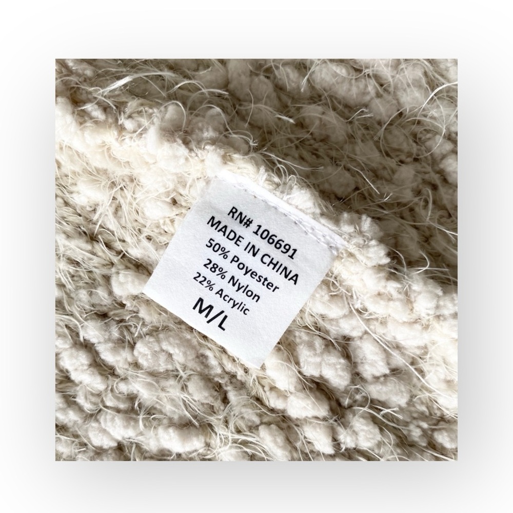 new Young Fabulous & Broke ❃ Wylie Fuzzy Hoodie Cardigan Teddy Coat ❃ Ash ❃ M L - Picture 12 of 16